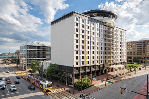 main view of the office building